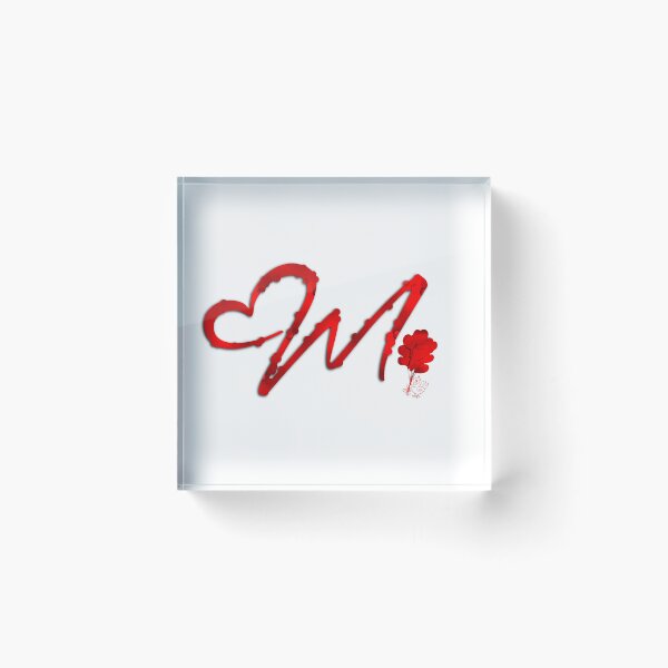 Item preview, Special For Valentine's Day - First Letter of Your Lover Name "M" designed and sold by KAEbrand.