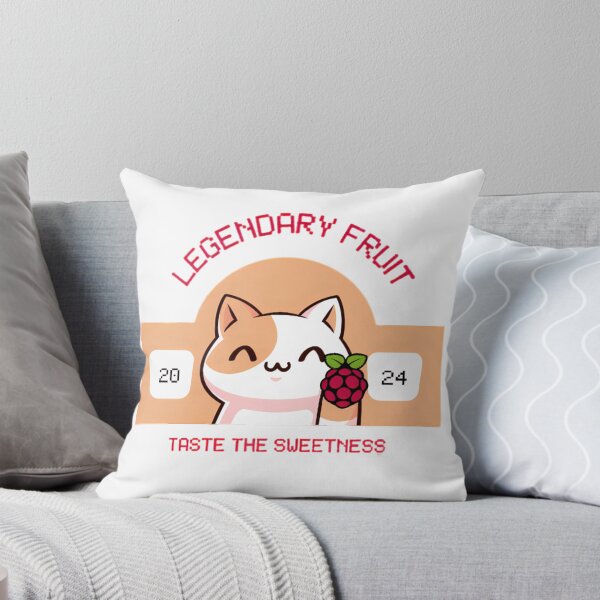 Item preview, Kawai cat love fruit art designed and sold by Framboze.