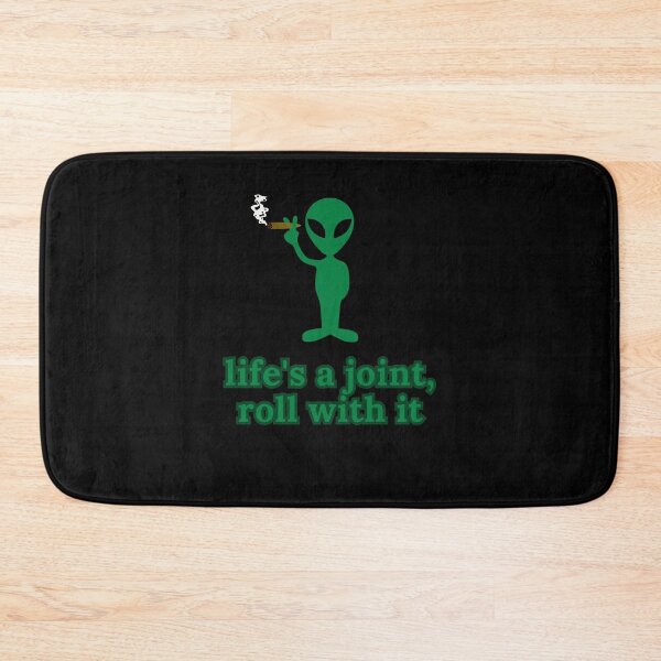 Item preview, Stoner Alien | Life's A Joint, Roll With It | Green Alien Graphic designed and sold by StonerAlienShop.