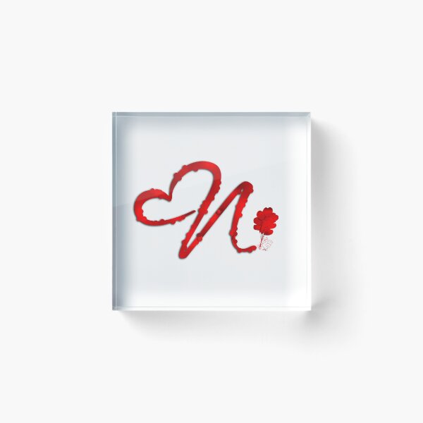 Item preview, Special For Valentine's Day - First Letter of Your Lover Name "N" designed and sold by KAEbrand.