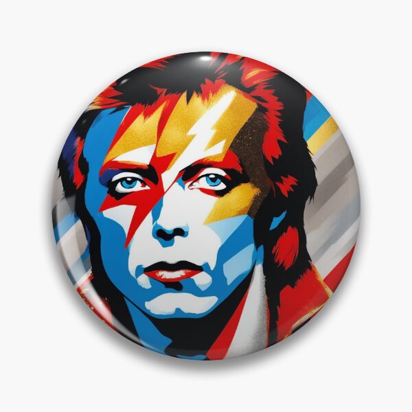 Item preview, David Bowie Art. Ziggy Stardust Glam Rock Polyart designed and sold by kakarikihill.