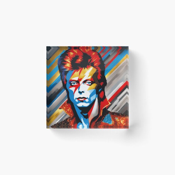 Item preview, David Bowie Art. Ziggy Stardust Glam Rock Polyart designed and sold by kakarikihill.