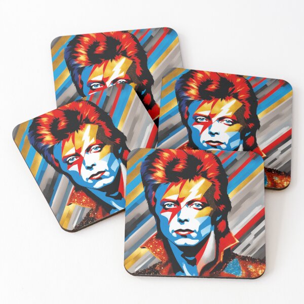 Item preview, David Bowie Art. Ziggy Stardust Glam Rock Polyart designed and sold by kakarikihill.