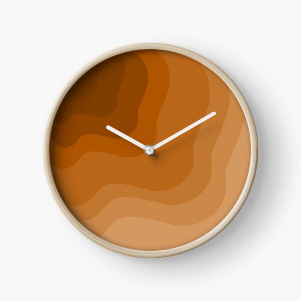 Item preview, Minimalist Clocks Dark Brown designed and sold by PexelAlchemy.