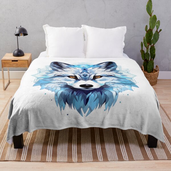 Item preview, Arctic Fox Blue Head designed and sold by NicolasGlowArt.
