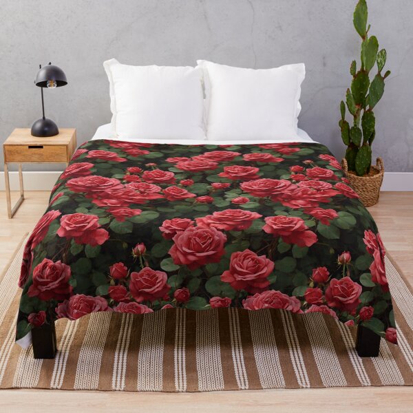 Item preview, Rose flower garden seamless pattern designed and sold by nightspeed.