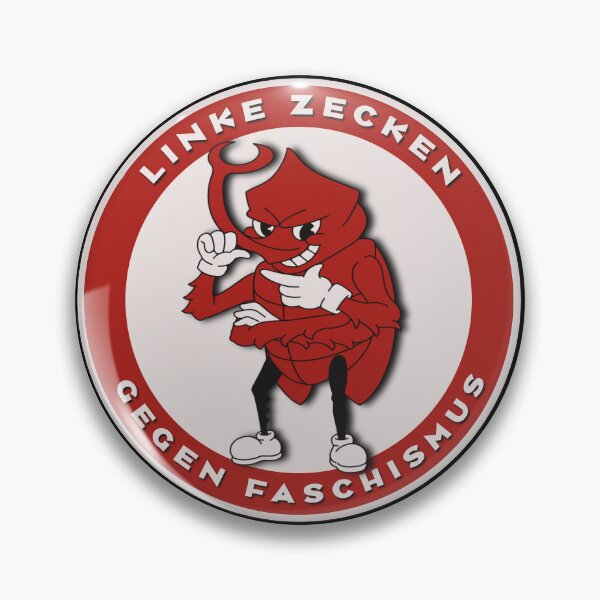 Item preview, Left-wing ticks against fascism - Antifa designed and sold by Dunkelflaute.