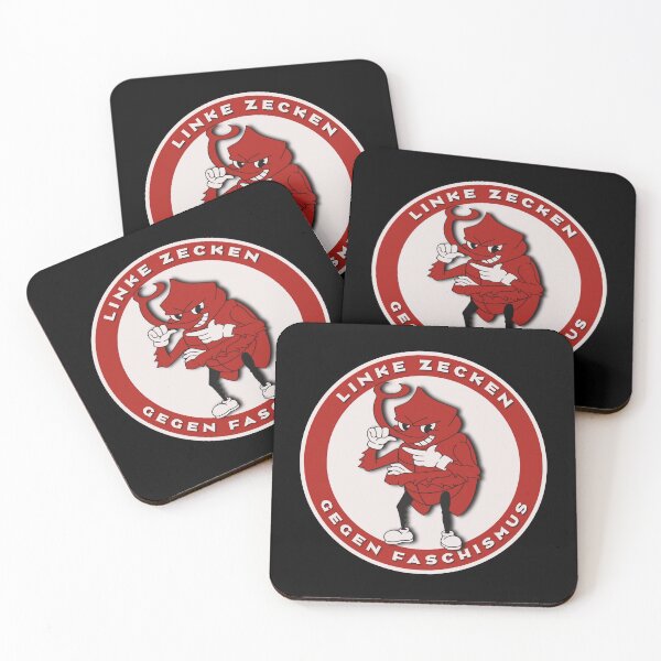Item preview, Left-wing ticks against fascism - Antifa designed and sold by Dunkelflaute.