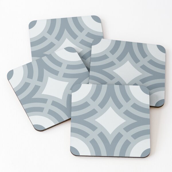 Item preview, Geometric Pattern: Chapateo: Bluestone Dark designed and sold by Red Wolf.