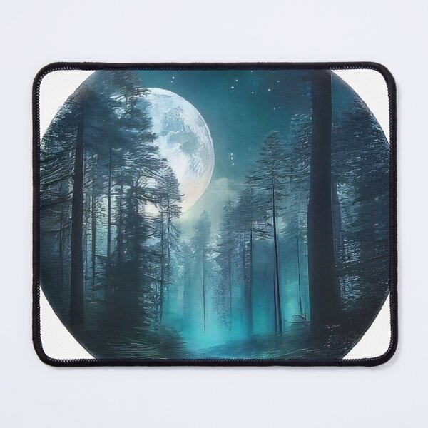 Item preview, Moonlit Forest Clearing Sticker (866) designed and sold by WASjourney.