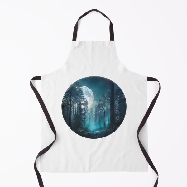 Item preview, Moonlit Forest Clearing Sticker (866) designed and sold by WASjourney.