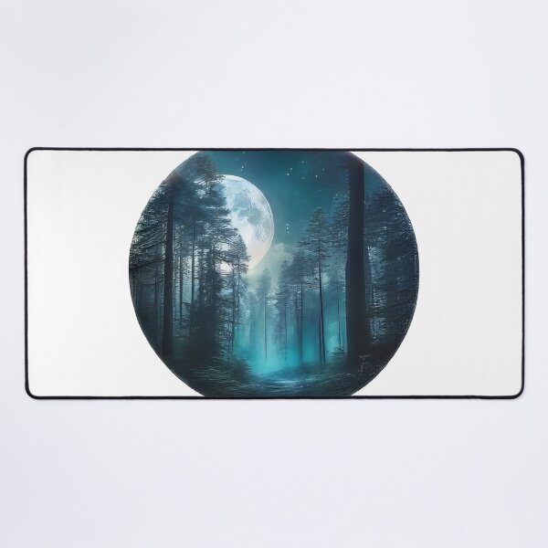 Item preview, Moonlit Forest Clearing Sticker (866) designed and sold by WASjourney.