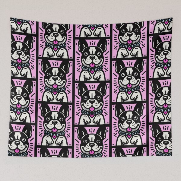 Item preview, Cute French Bulldog Pop Art designed and sold by FunnehGacha.