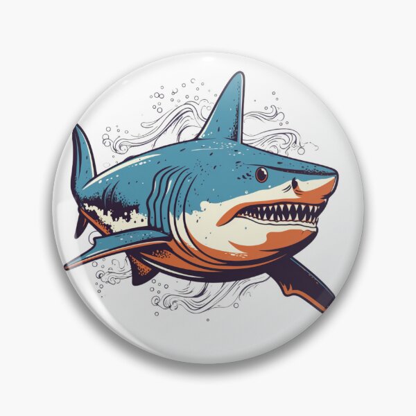 Item preview, Blue shark designed and sold by Revived Design.