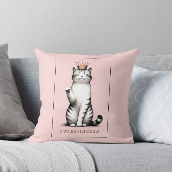 Aperçu de l'œuvre Purrr-incess - Royal Feline Élégance créée et vendue par RuyaFab.