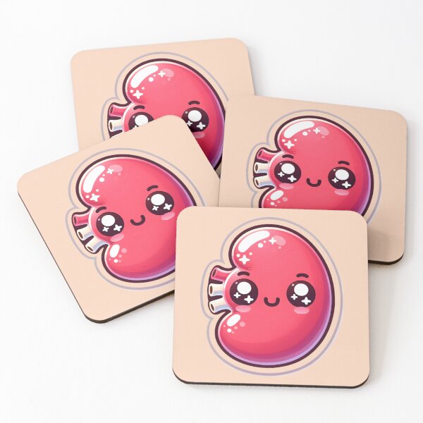 Item preview, Kawaii Kidney Adorably Cute Human Organ Anatomy and Physiology designed and sold by Gay-Koala.