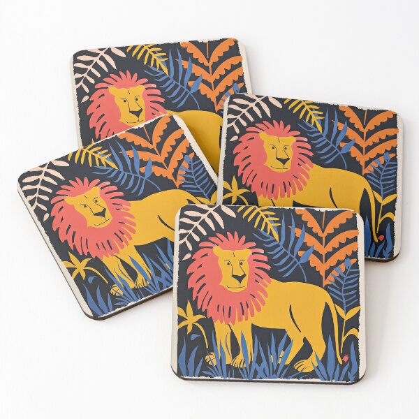 Item preview, Lion artwork savanna Africa designed and sold by ArtHouseNiklas.