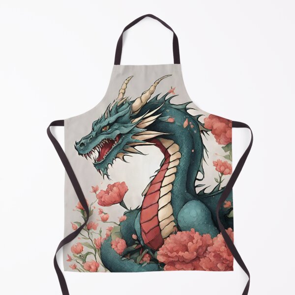 Item preview, dragon with flowers designed and sold by MichalSkib.
