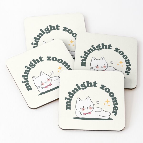 Item preview, Midnight Zoomer Funny Cats designed and sold by FrescoNat.