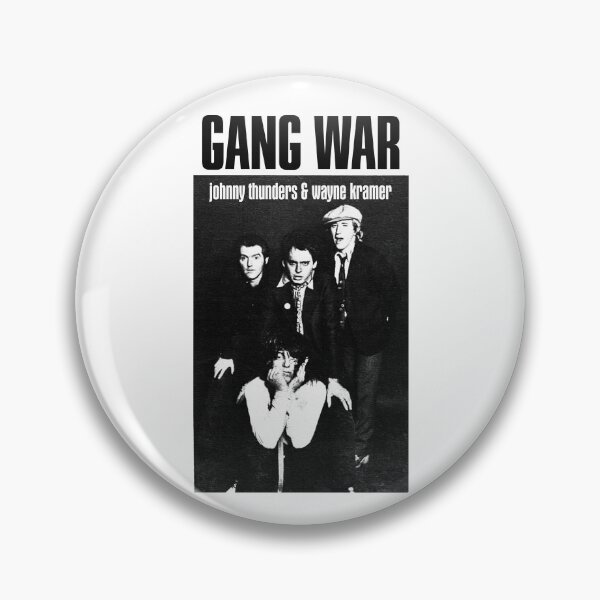 Item preview, GANG WAR WAYNE KRAMER THUNDERS DETROIT SUPER COOL T-SHIRT designed and sold by Honky Tonk Print Shop.