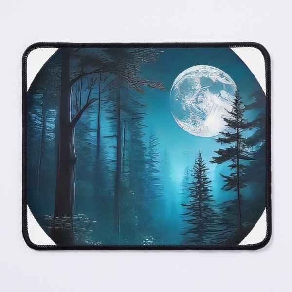 Item preview, Sticker of Moonlit Tranquility (871) designed and sold by WASjourney.