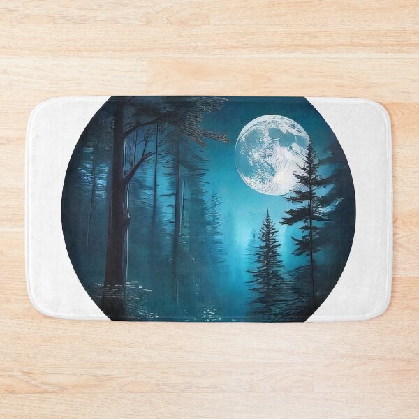 Item preview, Sticker of Moonlit Tranquility (871) designed and sold by WASjourney.