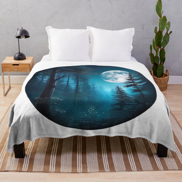 Item preview, Sticker of Moonlit Tranquility (871) designed and sold by WASjourney.