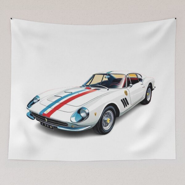 Item preview, “Bursts of Color: An Illustration of a Vintage Car” designed and sold by CHRIST5000.