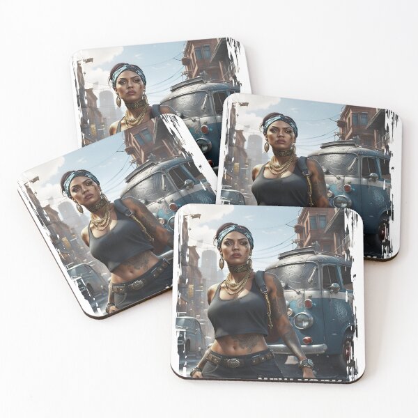 Item preview, The Gangsta Girl of New York designed and sold by DabGraphic.