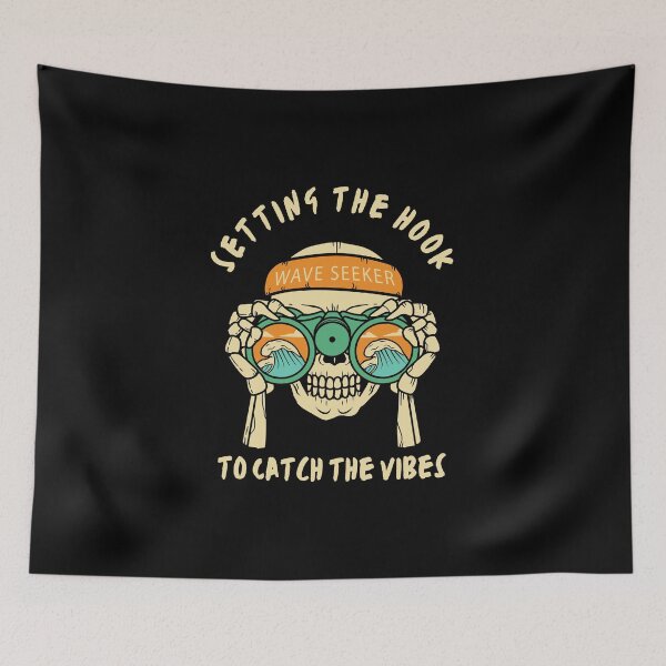 Item preview, Setting The Hook To Catch The Vibes Fishing designed and sold by FrescoNat.