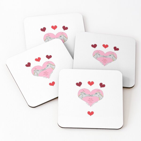 Item preview, Kissing Dragons in Hearts designed and sold by WiltWorks Art Studio.
