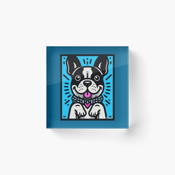 Item preview, Cute French Bulldog Pop Art designed and sold by FunnehGacha.
