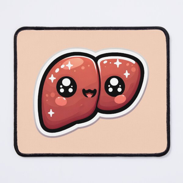 Item preview, Kawaii Liver Adorably Cute Human Organ Anatomy and Physiology designed and sold by Gay-Koala.