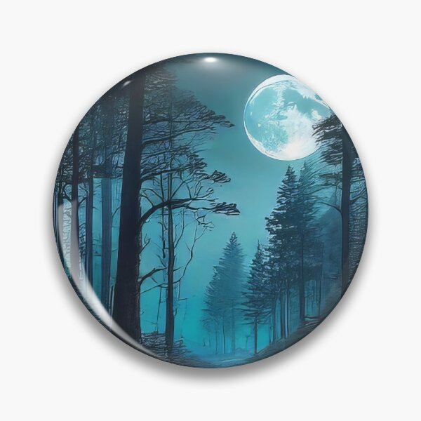 Item preview, Empty Background Moonlit Sticker (872) designed and sold by WASjourney.