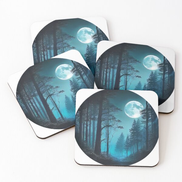 Item preview, Empty Background Moonlit Sticker (872) designed and sold by WASjourney.