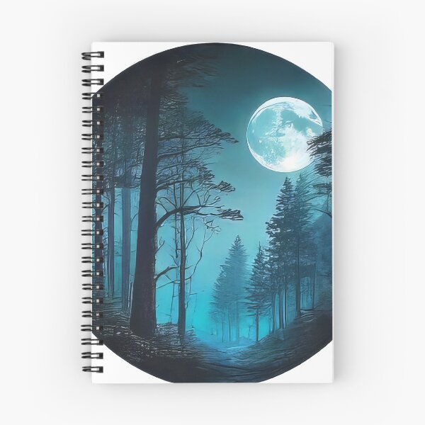 Item preview, Empty Background Moonlit Sticker (872) designed and sold by WASjourney.