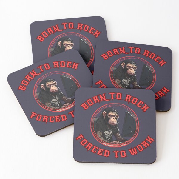 Item preview, Born to Rock Forced to Work designed and sold by LynZorArts.