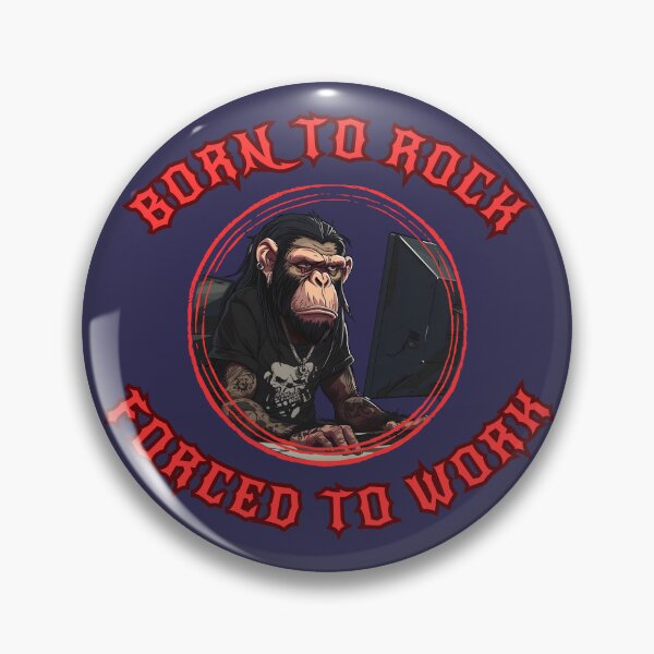 Item preview, Born to Rock Forced to Work designed and sold by LynZorArts.