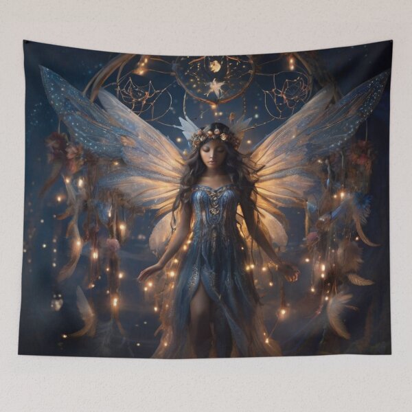 Item preview, Dreamcatcher Serenade | Fairy of Nocturnal Whispers designed and sold by MysticFable.