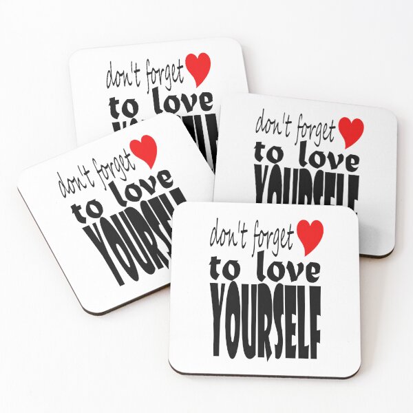Item preview, Don't Forget To Love Yourself designed and sold by PrintMintStudio.