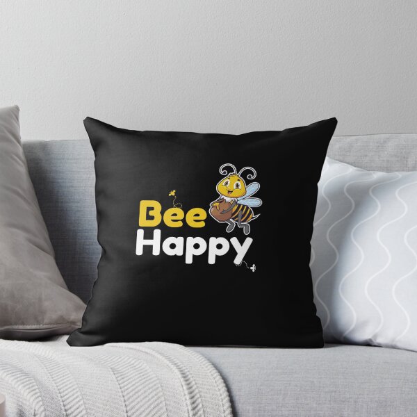 Item preview, Motivational Quote Of Bee Happy Meme designed and sold by ArabCorner.