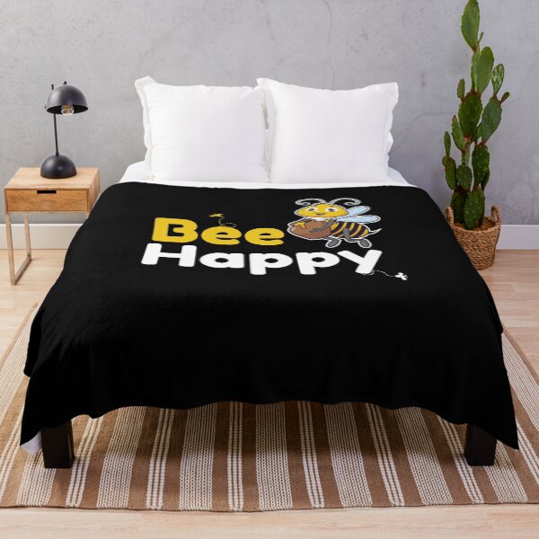 Item preview, Motivational Quote Of Bee Happy Meme designed and sold by ArabCorner.