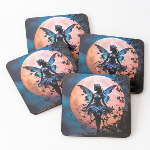 Item preview, Moonlit Reverie | Enchanting Fairy Silhouette designed and sold by MysticFable.