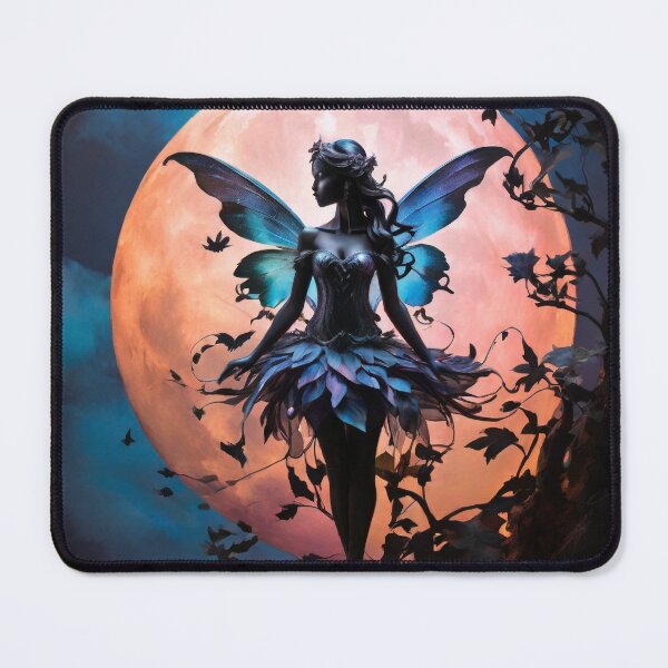 Item preview, Moonlit Reverie | Enchanting Fairy Silhouette designed and sold by MysticFable.