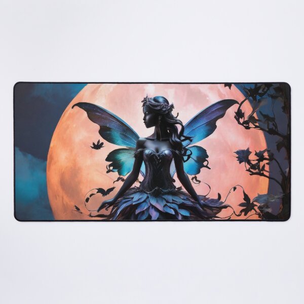 Item preview, Moonlit Reverie | Enchanting Fairy Silhouette designed and sold by MysticFable.