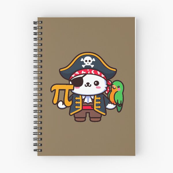 Item preview, Pi-rate With A Parrot And Pi Symbol Kawaii designed and sold by Lelijo.