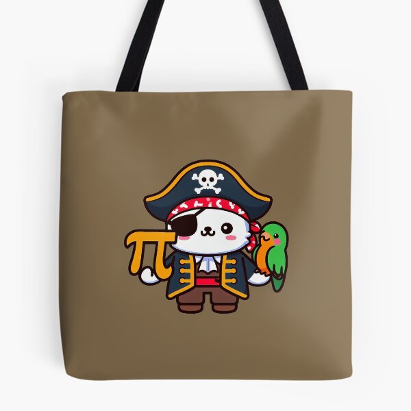 Item preview, Pi-rate With A Parrot And Pi Symbol Kawaii designed and sold by Lelijo.
