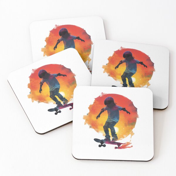 Item preview, Tiny Thrasher - Watercolor Sunset designed and sold by fluidwatercolor.