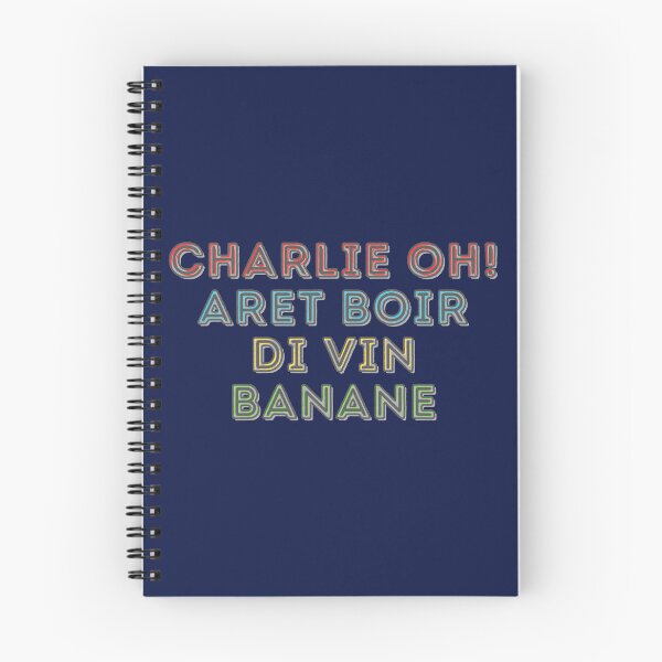Item preview, Cheers to the Weekend: Sega Vibes, "Charlie Oh! Aret boir di vin banane" designed and sold by PING 999 STUDIO.