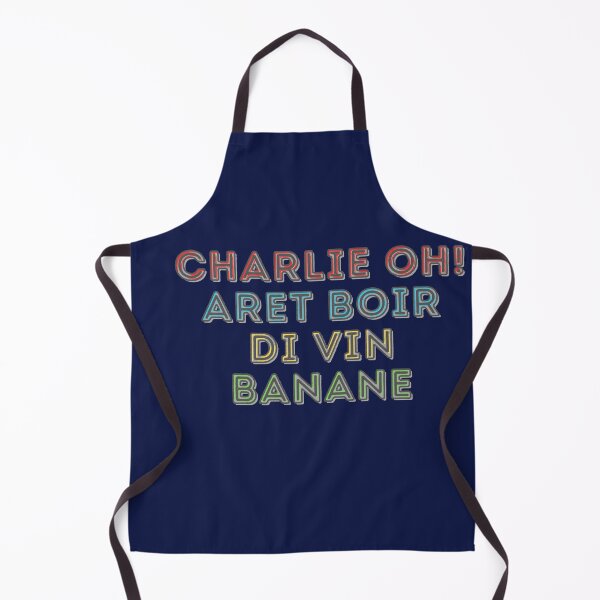 Item preview, Cheers to the Weekend: Sega Vibes, "Charlie Oh! Aret boir di vin banane" designed and sold by RvinJo8.